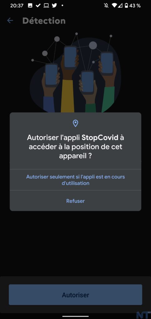 StopCovid Android BNT 10