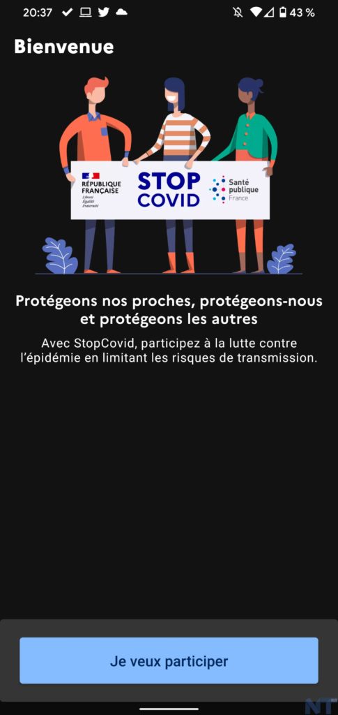 StopCovid Android BNT 14