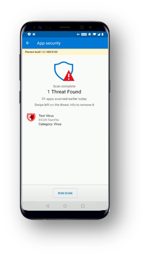 Microsoft lance son antivirus Microsoft Defender sur Android et Linux 53 ThreatFound
