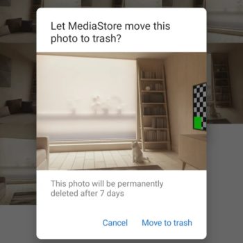 android 11 trash screenshot