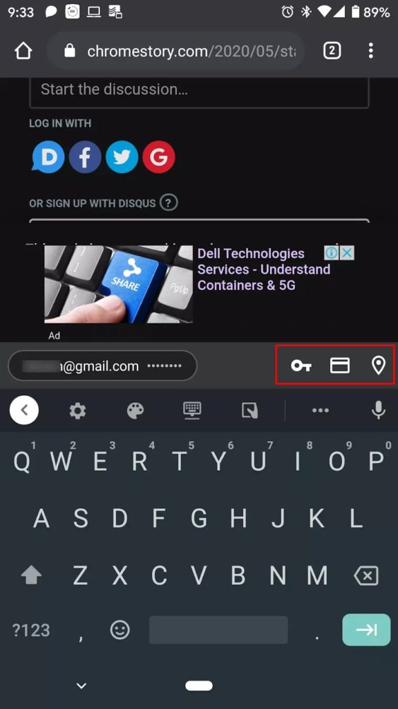 Chrome pour Android obtient de meilleures options de remplissage automatique 43 chrome android autofill new