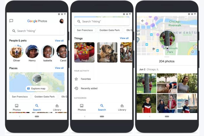 Google Photos obtient une vue cartographique dans le cadre d’une grande refonte