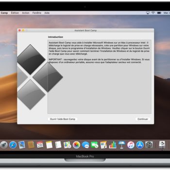 macos mojave macbook pro bootcam