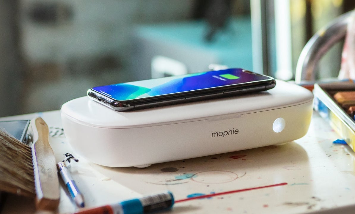 mophie uv sanitizer block