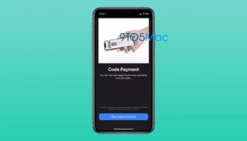 Apple Pay bar code payment copy