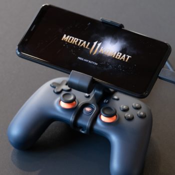 Google Stadia controller with ph