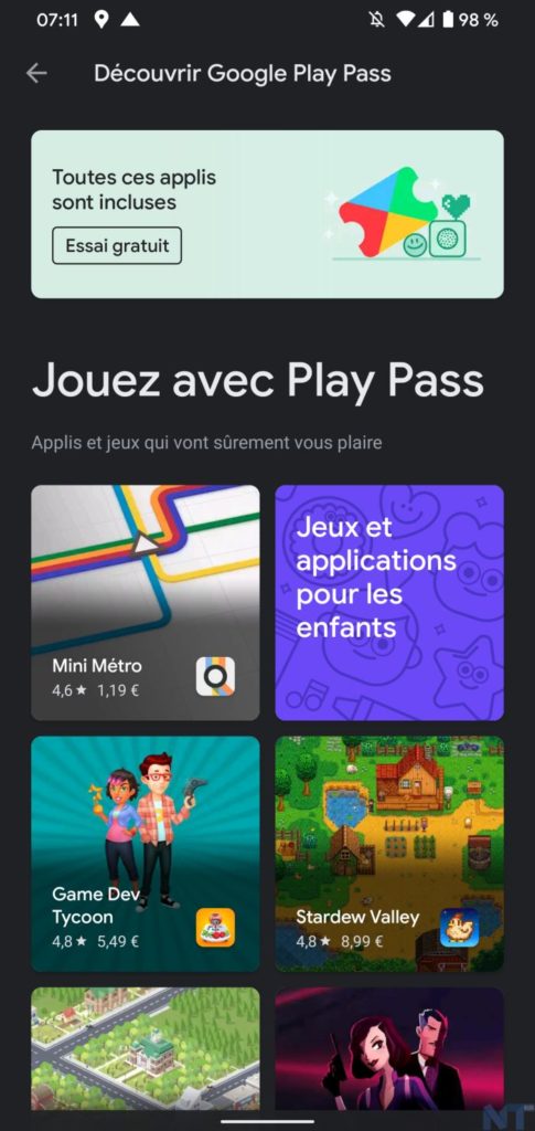 Le Google Play Pass est désormais disponible en France 45 Google Play Pass 3
