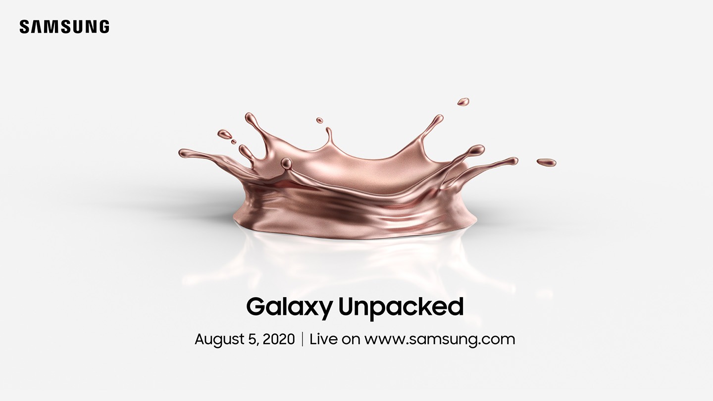 Officiel, l’événement Galaxy Unpacked 2020 de Samsung aura lieu le 5 août en virtuel