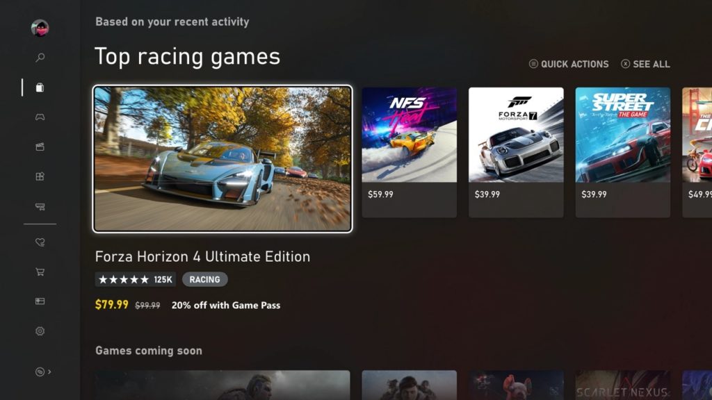 Microsoft redessine le Xbox Store pour faciliter son utilisation 59 MS Store Browse