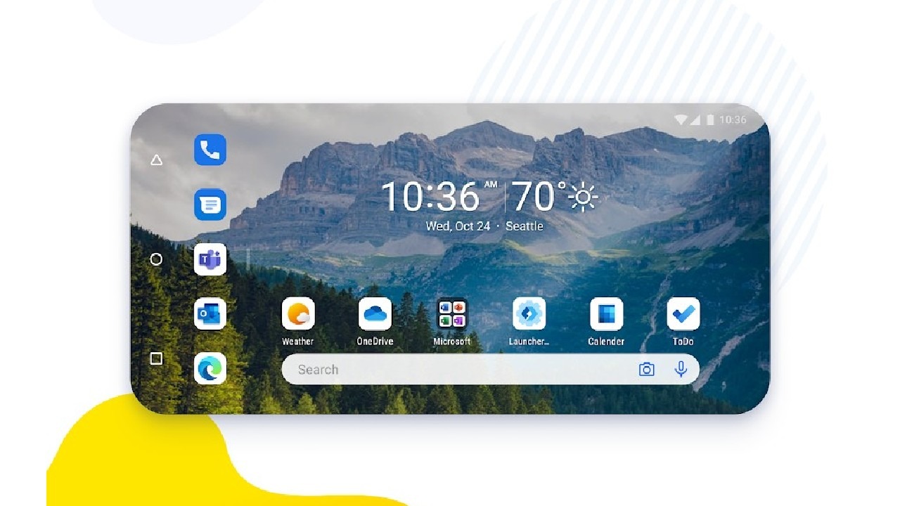 Microsoft Launcher landscape mod 1