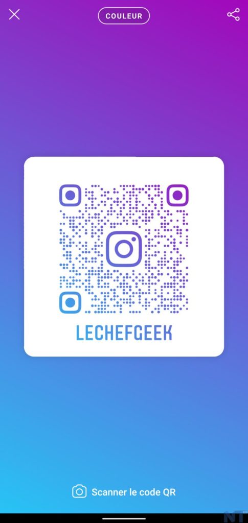 Instagram remplace les badges nominatifs par des QR codes 54 Screenshot 20200819 093450 resultat