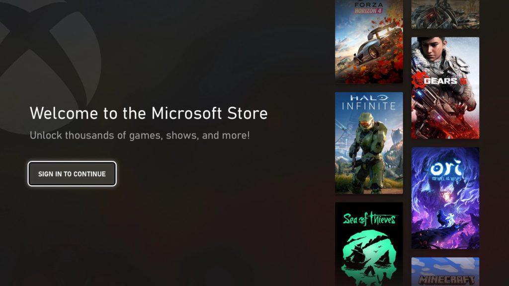 Microsoft redessine le Xbox Store pour faciliter son utilisation 55 Sign In