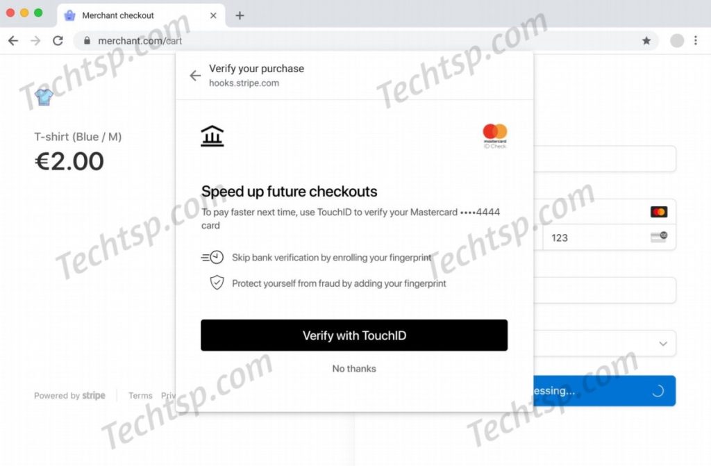 Google introduit l'authentification par empreinte digitale pour les paiements sur le bureau 42 Speedupfuturecheckout