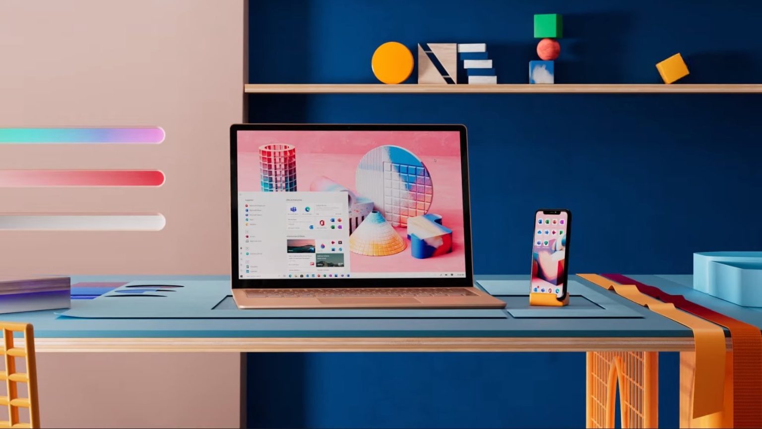 Microsoft présente un concept de menu Démarrer de Windows 10 avec ses Live Tiles