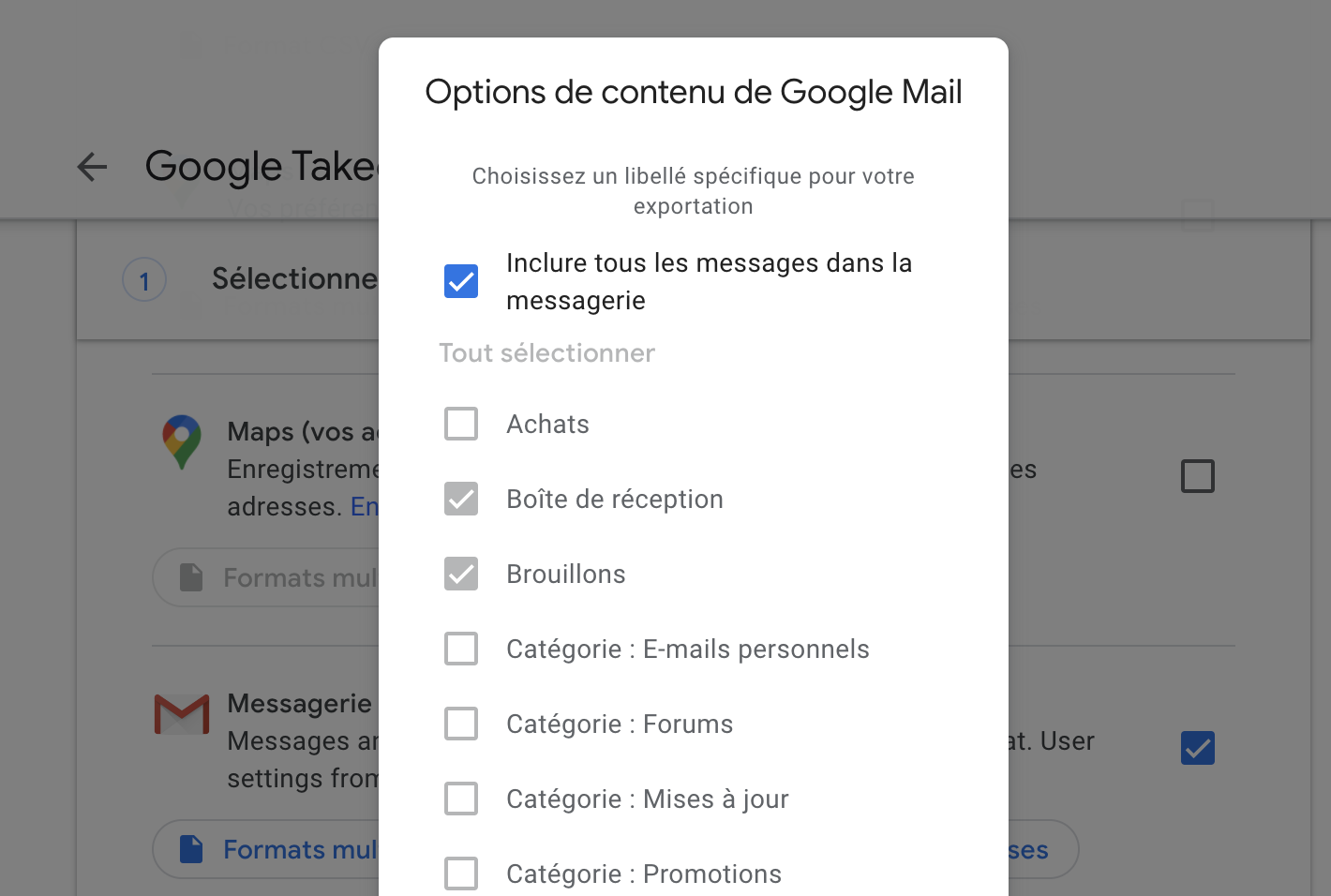 comment realiser sauvegarde discussions dans gmail 5