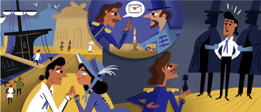 doodle google celebre ecrivain francais alexandre dumas 1
