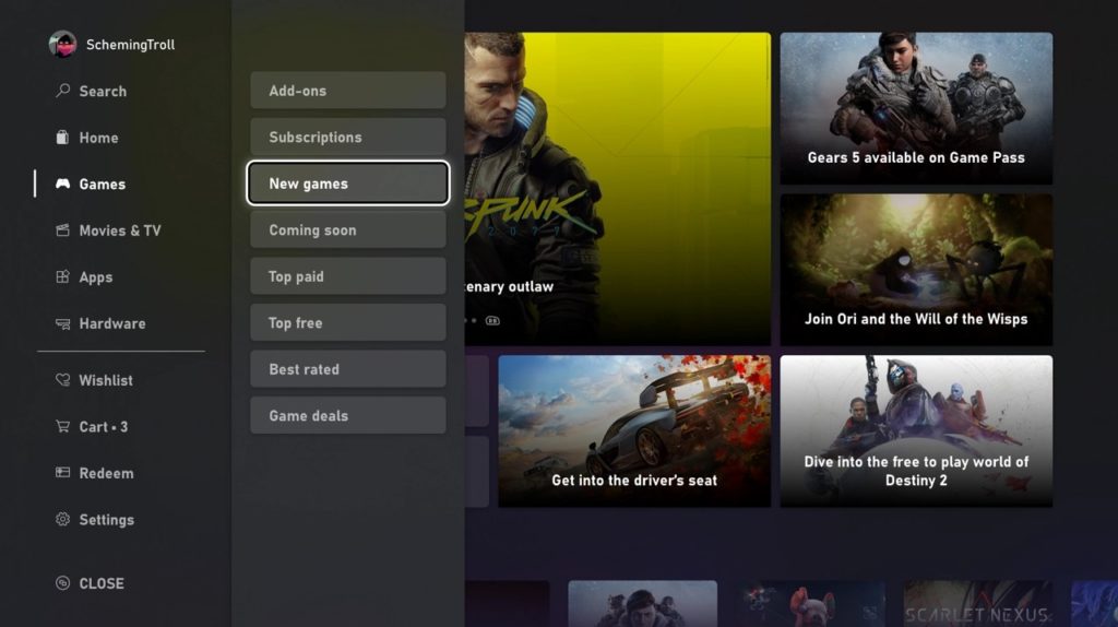 Microsoft redessine le Xbox Store pour faciliter son utilisation 57 navigation expanded