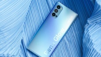 oppo reno quatre officiel blue