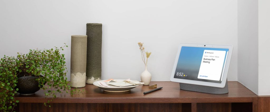 zoom google nest hub