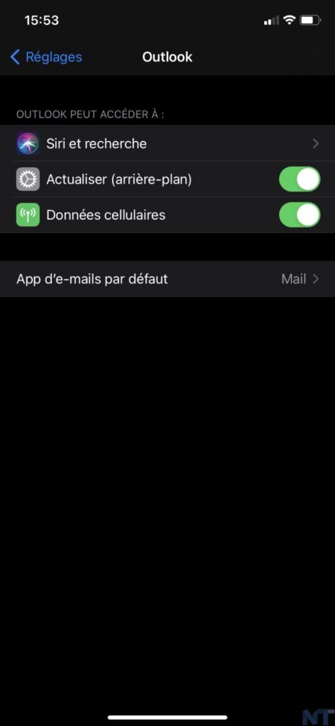 Comment définir Outlook comme application de messagerie par défaut dans iOS 14 ? 52 IMG 0052 resultat