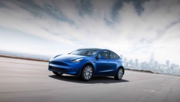 blue model y desktop