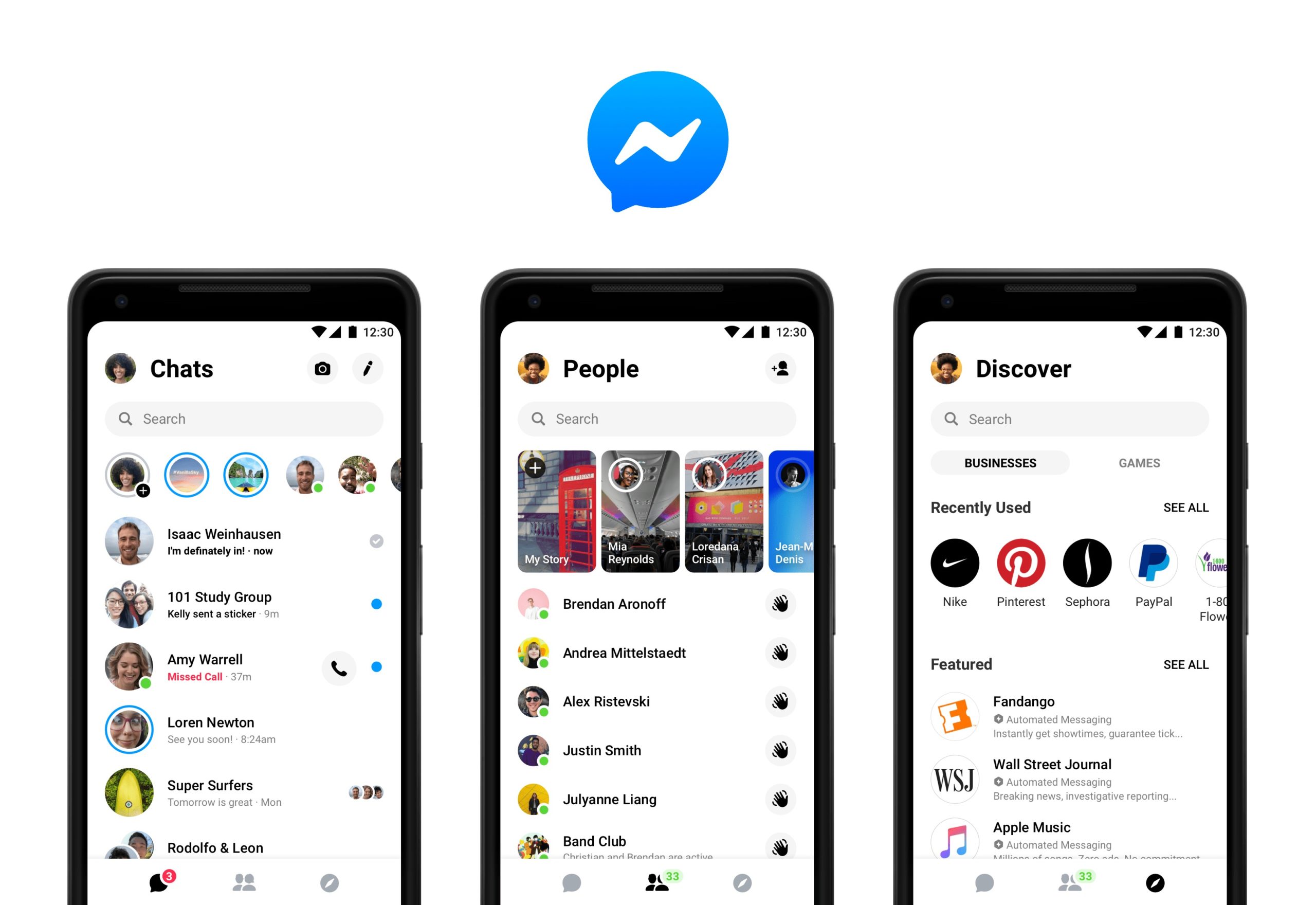 Facebook veut que Apple permette aux utilisateurs de modifier leur application de messagerie par défaut 49 messenger 4 3 tabs android scaled