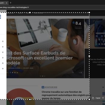microsoft ajoute outil capture web sur edge canary et dev