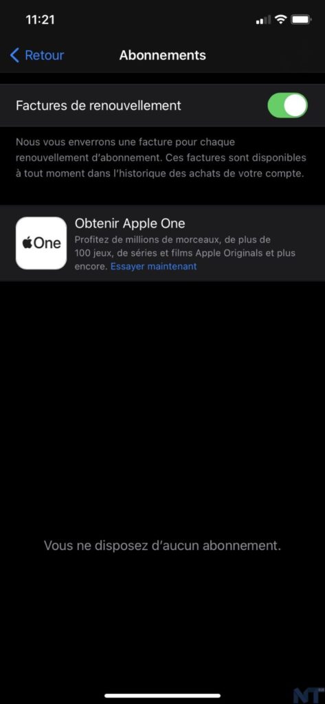 Comment s'inscrire à Apple One : Apple Music, TV+, Arcade et iCloud à prix mensuel ? 53 Apple One 2