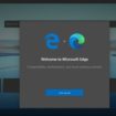 Microsoft Edge launch screen 153