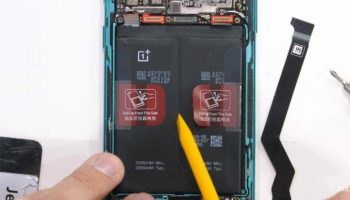 Oneplus 8T teardown dual battery