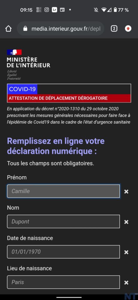 Reconfinement : comment configurer et utiliser l'application TousAntiCovid ? 59 TousAntiCovid 2 1