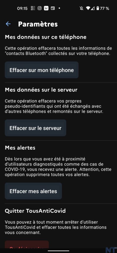 Reconfinement : comment configurer et utiliser l'application TousAntiCovid ? 58 TousAntiCovid 3 1