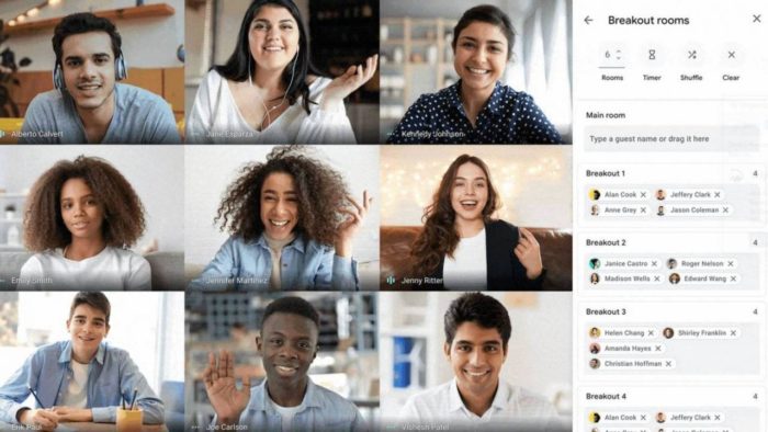 Google Meet déploie des salles de réunion, mais seulement pour certains utilisateurs