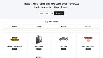 techrewind vous fait remonter temps pour explorer technologies retro