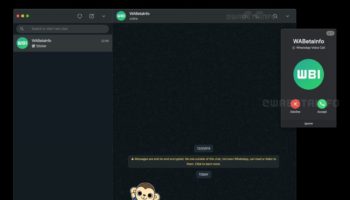 whatsapp web call support wabeta