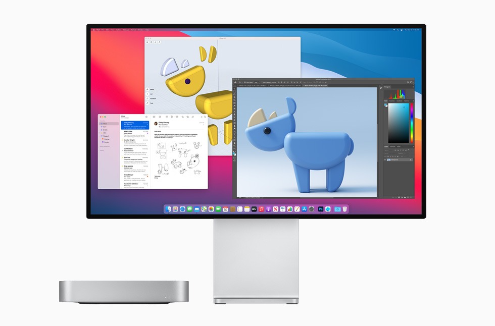 Apple new mac mini prodisplay bi 1