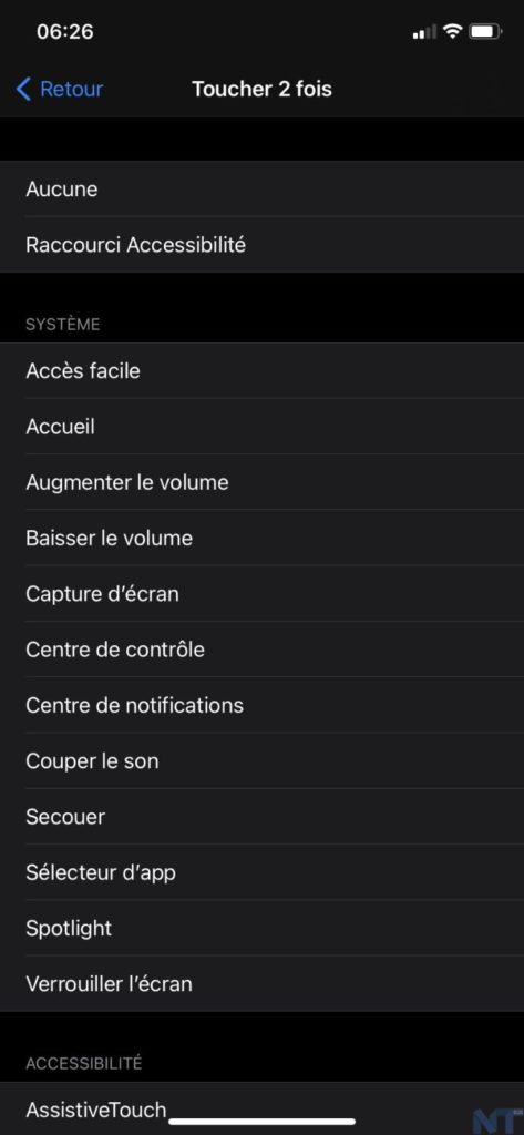 Apple a ajouté un bouton secret à votre iPhone qui peut générer votre attestation de déplacement 52 Double Tap iOS Attestation 3