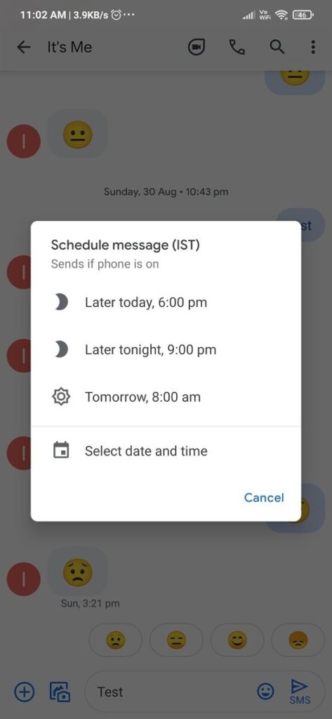 Google Messages pourrait permettre de planifier des SMS pour plus tard 51 Google Messages message scheduli