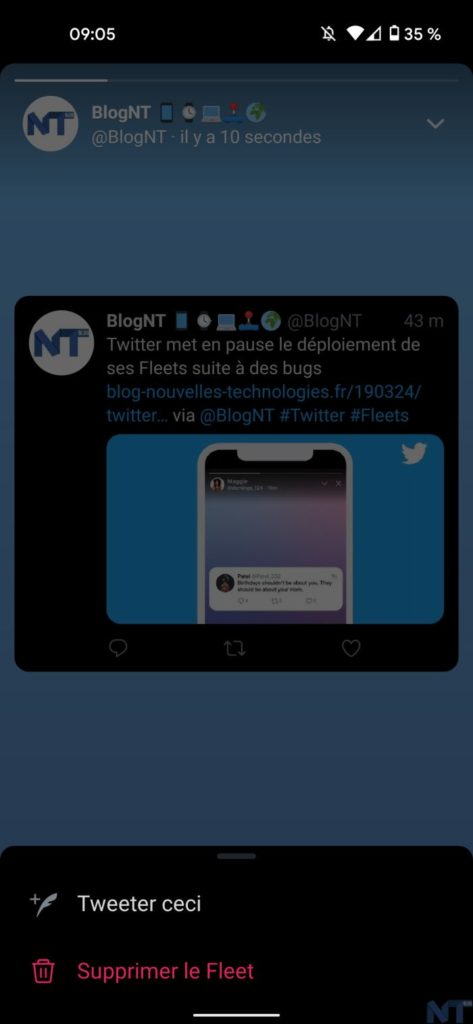 Comment envoyer les Fleets, ces tweets éphémères sur Twitter ? 53 Twitte Fleets 2