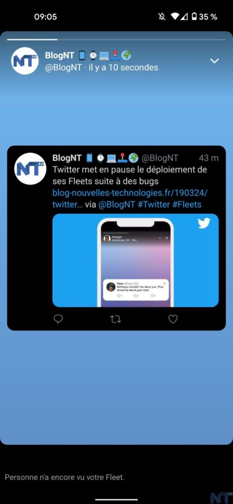 Comment envoyer les Fleets, ces tweets éphémères sur Twitter ? 52 Twitte Fleets 3