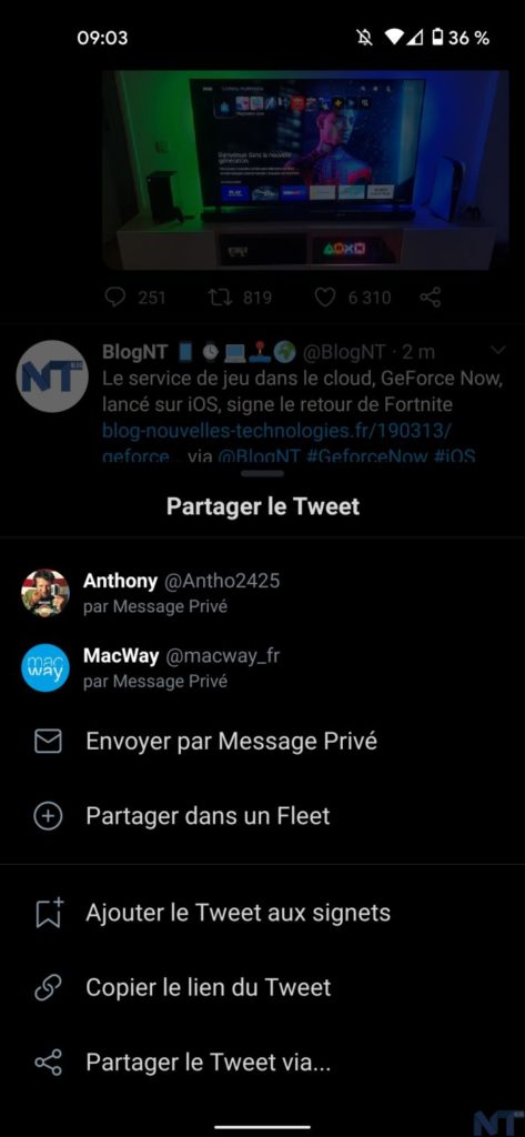 Comment envoyer les Fleets, ces tweets éphémères sur Twitter ? 50 Twitte Fleets 5