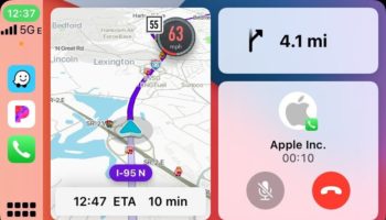 Waze CarPlay Tableau de Bord