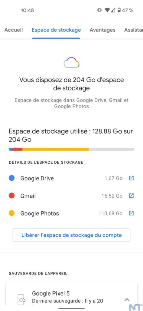 Comment utiliser Google One pour sauvegarder votre smartphone Android ? 56 google one 3
