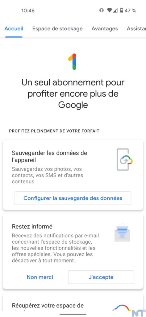 Comment utiliser Google One pour sauvegarder votre smartphone Android ? 54 google one 5