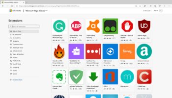 microsoft edge extensions add on