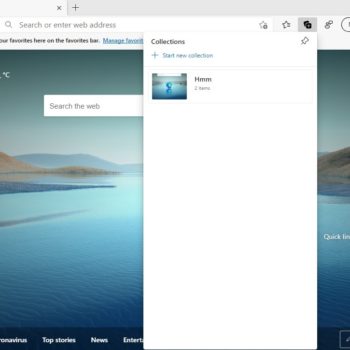 Edge collections UI