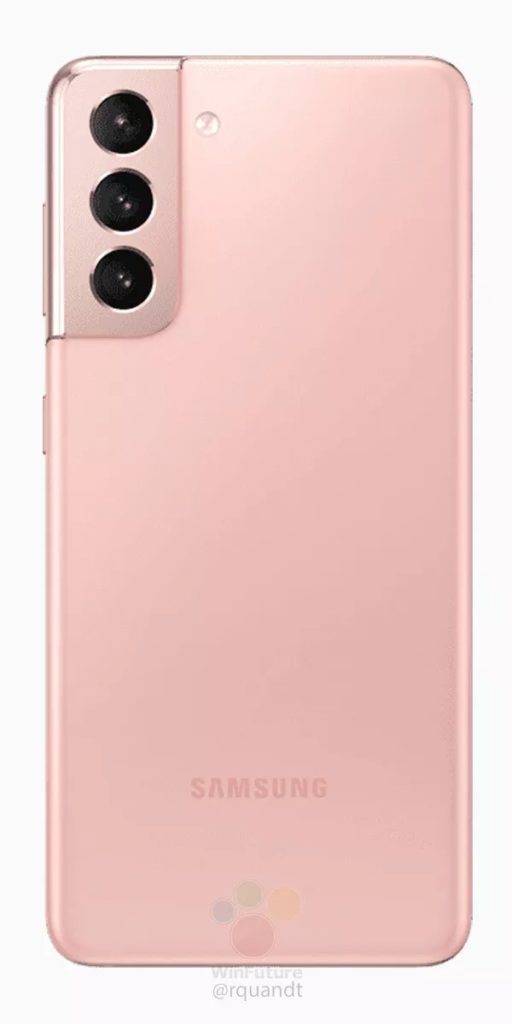Galaxy S21 press renders rosegol