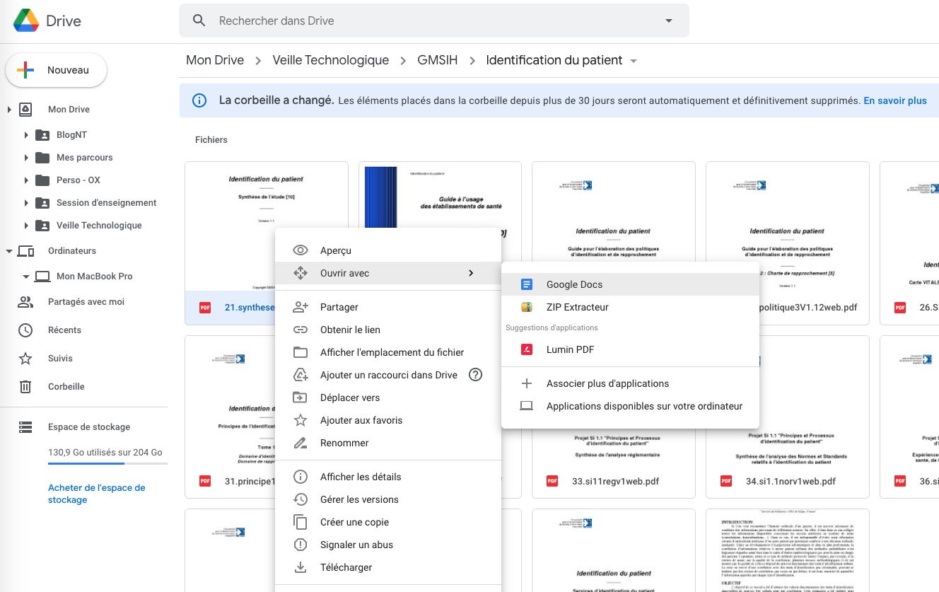 google docs ameliore formatage lors import pdf