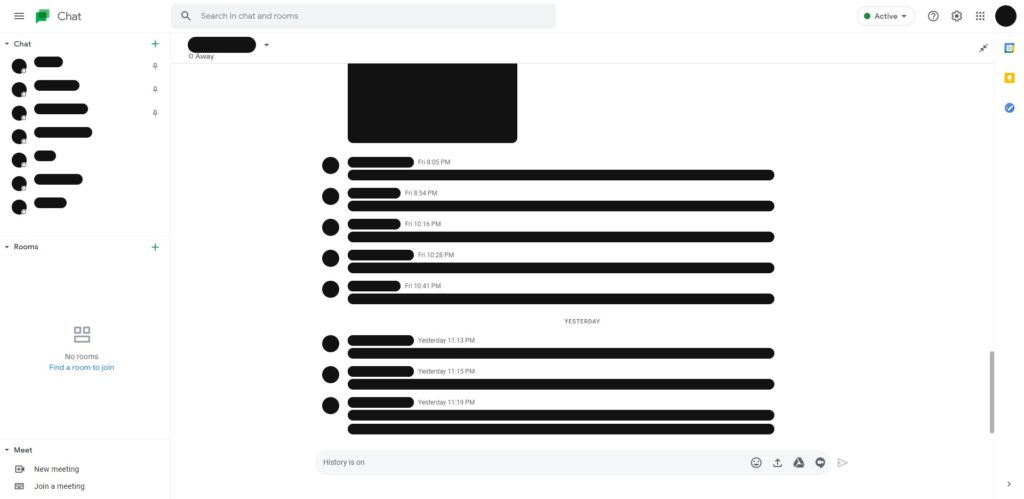 La refonte de Google Chat s'inspire profondément de Gmail 48 Google Chat web redesign