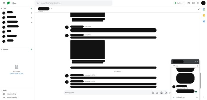 La refonte de Google Chat s’inspire profondément de Gmail